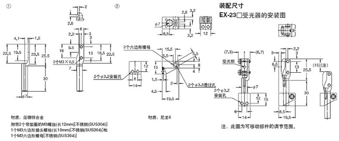MS-EX20-5 通用傳感器安裝架(另售)