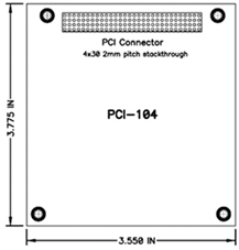 о��ͨ JetCard 2105  PCI-104Ƕ��ʽ���Q�C����