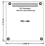 о��ͨ JetCard 1608  8��RS-232/422/485 PCI-104�മ��ͨӍ��