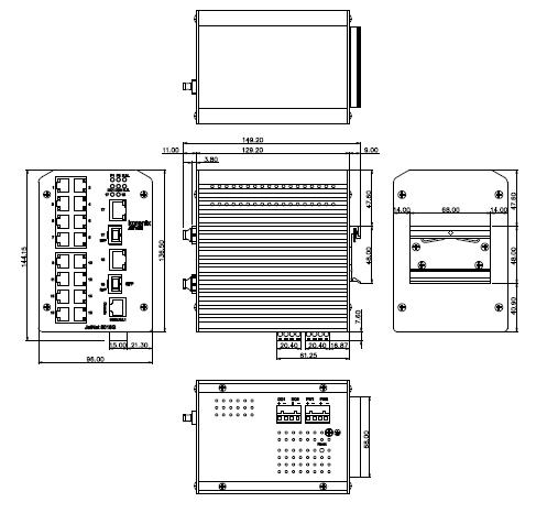 Korenix������˼(������Ӽ��F) JetNet 5018G/5018G-w 16+2Gǧ�׾W���͹��I��̫�W���Q�C
